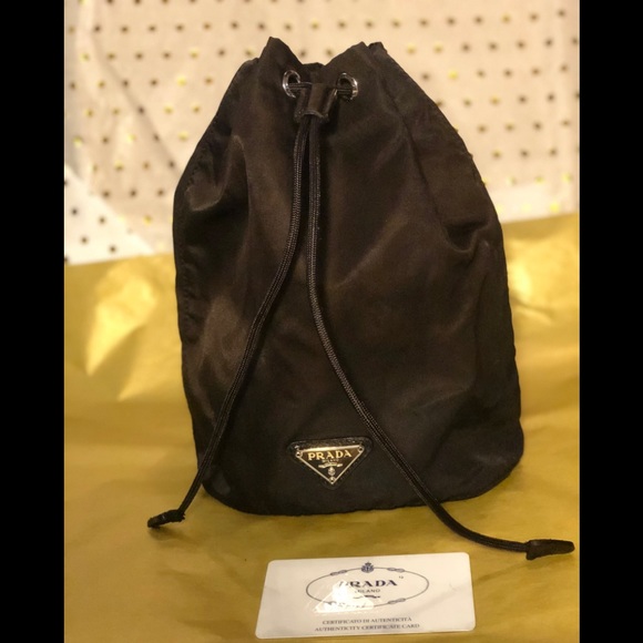 prada vela bucket bag